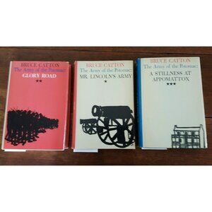 Bruce Catton Army of the Potomac HBDJ 3 books